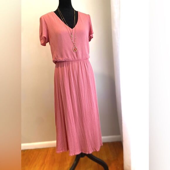 Wayf Blouson Midi Dress Size XS - Picture 14 of 16